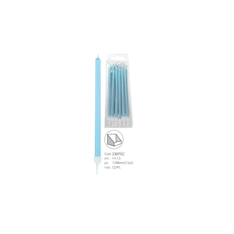 Candele Perlescenti Rosa o Azzurre Candele Perlescenti Rosa o Azzurre