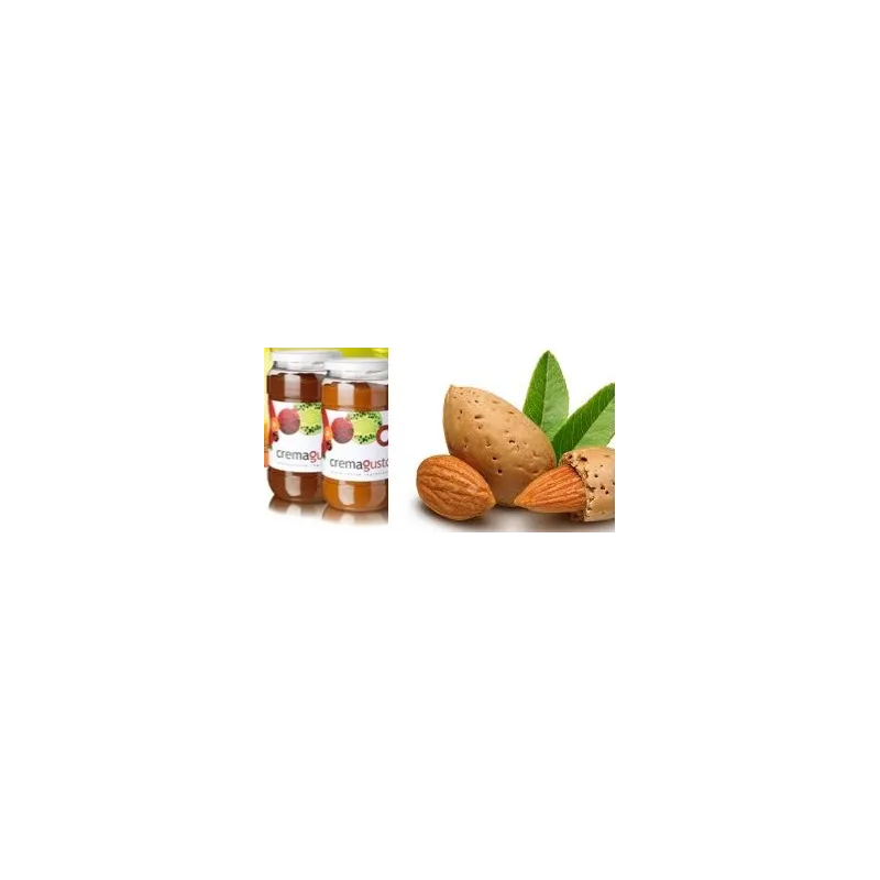 Ready roasted-almond flavouring paste in jar Ready roasted-almond flavouring paste in jar