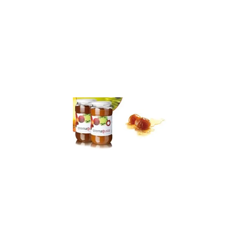 Gebrauchsfertige Marron Glace' Aromapaste im Glas Gebrauchsfertige Marron Glace' Aromapaste im Glas