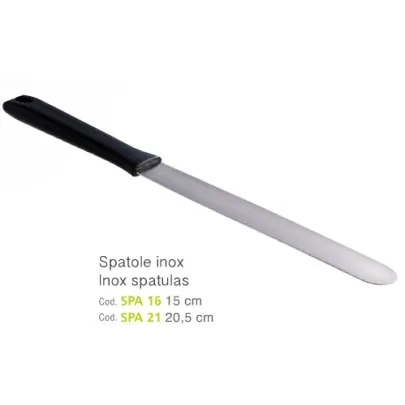 Spatola per dolci Dritta Inox Manico Plastica