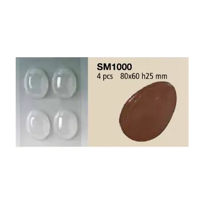 Stampi per uovo di cioccolato in Polietilene