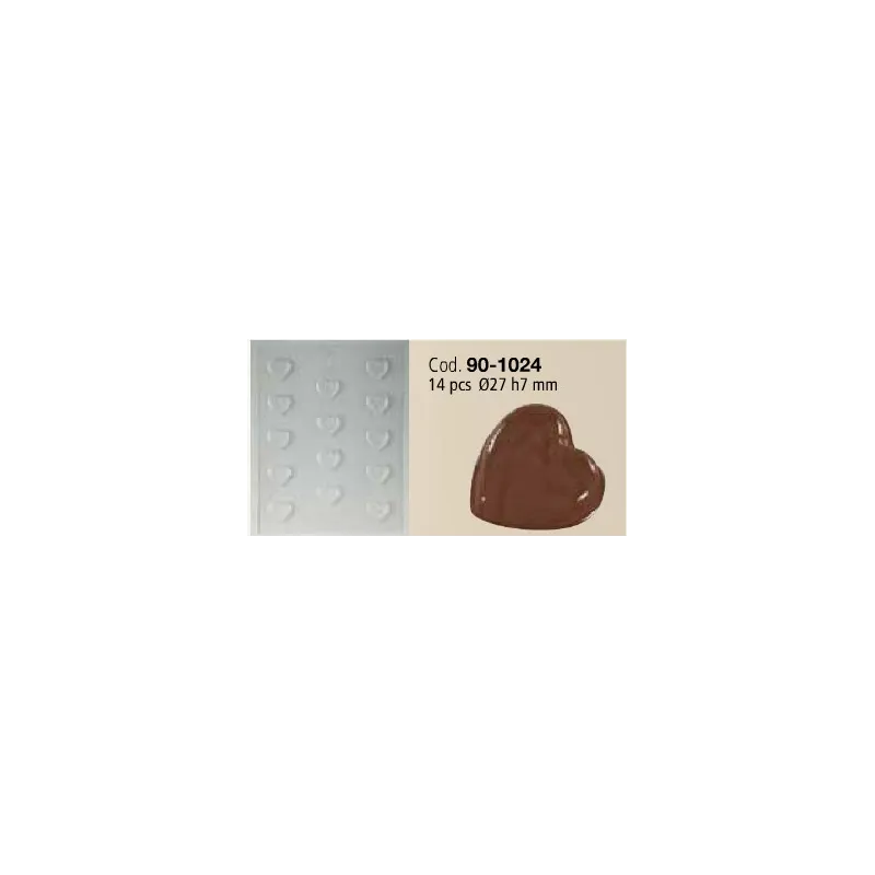 Stampo Cioccolatini Cuore Stampo Cioccolatini Cuore