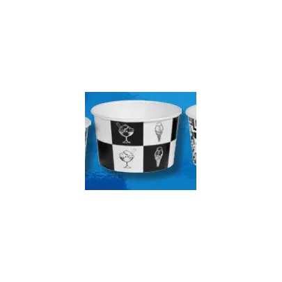 Coppetta di Carta Black e White