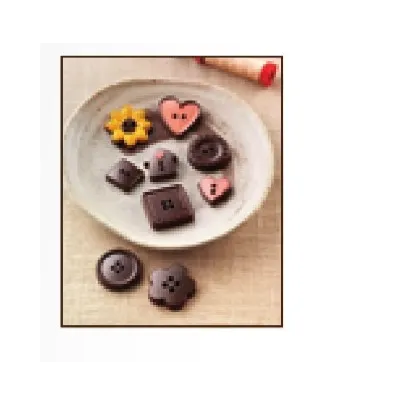 Stampo Silicone Bottoni per cioccolato