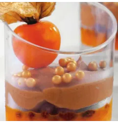 Coppetta con Taglio Obliquo per dessert