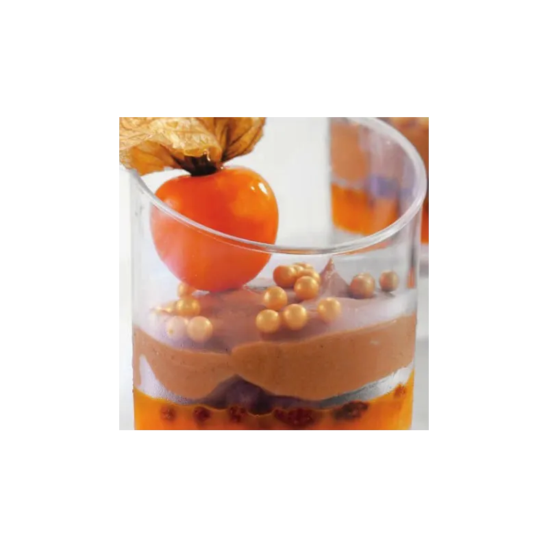 100 Coppette con Taglio Obliquo per dessert 120 ml 100 Coppette con Taglio Obliquo per dessert 120 ml