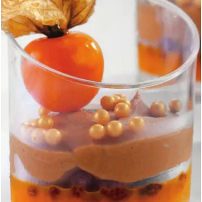 Coppetta con Taglio Obliquo per dessert