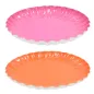 Bandejas redondas de papel de colores, 100 piezas Bandejas redondas de papel de colores, 100 piezas