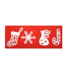 Mould for Christmas lace and sugar paste