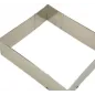 Fixed rectangular cake ring