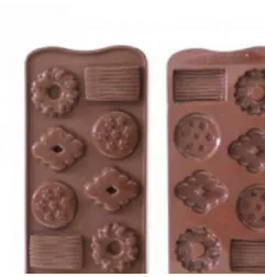 Stampi silicone per cioccolatini Biscotto