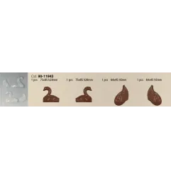 Stampo per Cigno 3D in Cioccolato