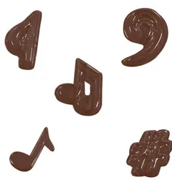 Stampo cioccolatini Note Musicali