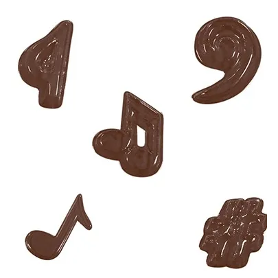 Stampo cioccolatini Note Musicali