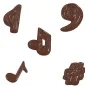 Stampo cioccolatini Note Musicali