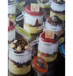 Vasetto in Vetro Tondo per dolci e conserve