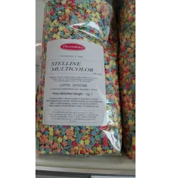 Stelline di Zucchero Multicolor senza glutine
