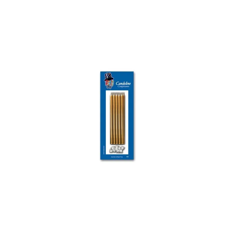 Candele Argento/Oro per torte Candele Argento/Oro per torte