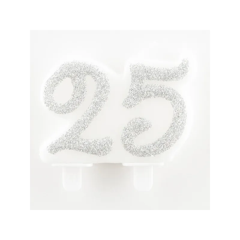 Candele 25 esimo Anniversario Candele 25 esimo Anniversario