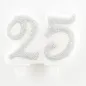 Candele 25 esimo Anniversario Candele 25 esimo Anniversario