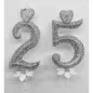 Bougie pour anniversaire de 25 ans Bougie pour anniversaire de 25 ans