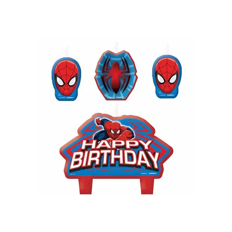 Candeline Spiderman Candeline Spiderman