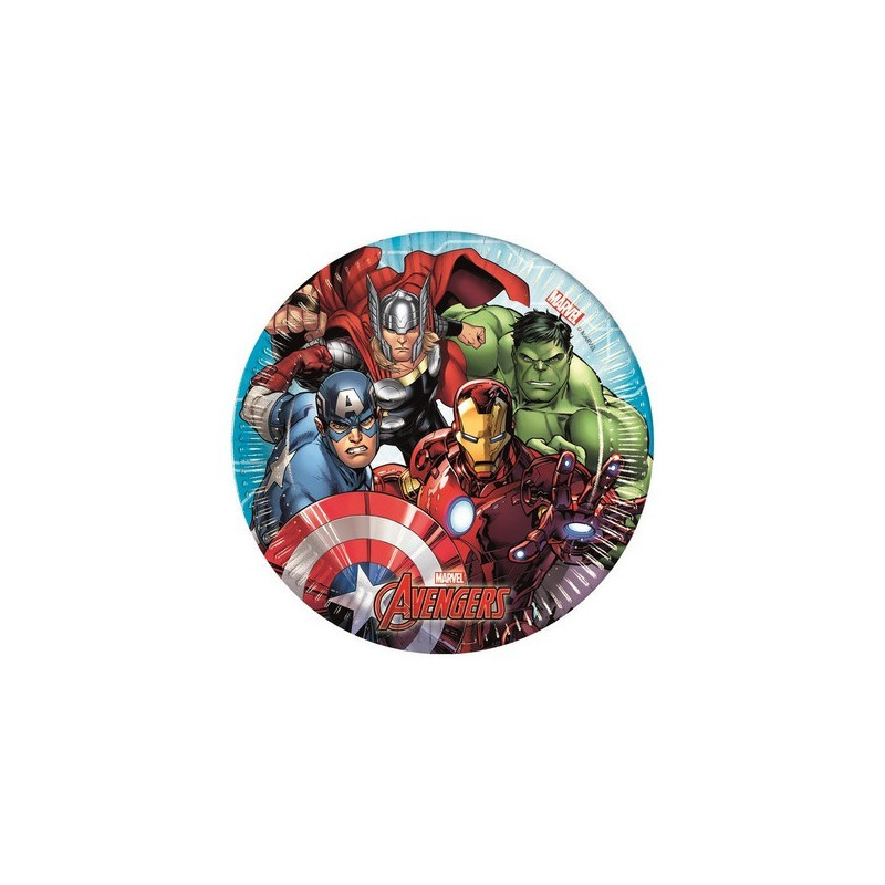 Piatto Piccolo Avengers Mighty 8 pezzi Piatto Piccolo Avengers Mighty 8 pezzi