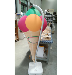 Pallone a forma di Gelato per gelaterie h.120 cm.