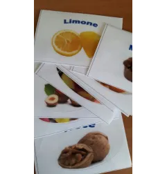 Set di Cartoncini Gusti gelato attacca e stacca