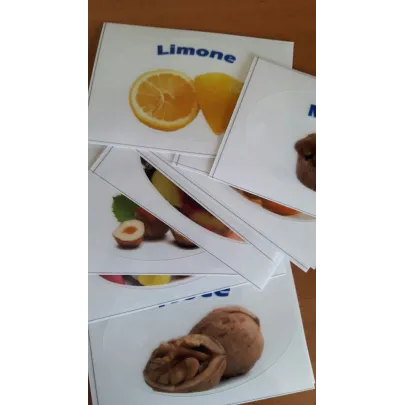 Set di Cartoncini Gusti gelato attacca e stacca