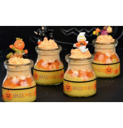 Vasetto in plastica decorato Halloween