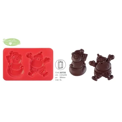 Stampo Silicone Pupazzo di neve