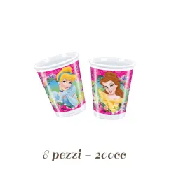 Bicchieri Le principesse Disney plastica