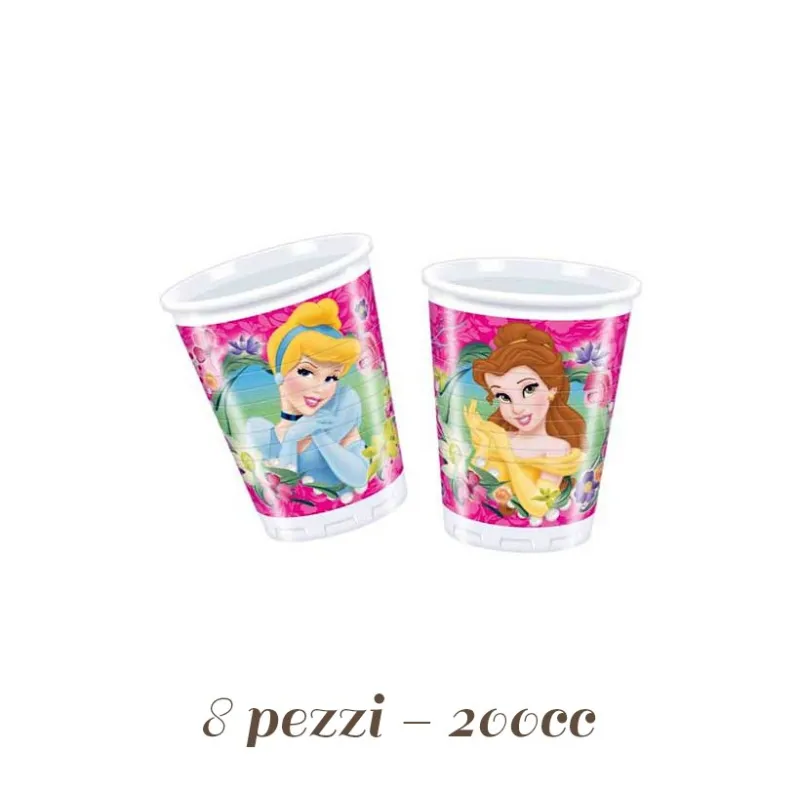 Bicchieri Le principesse Disney plastica Bicchieri Le principesse Disney plastica