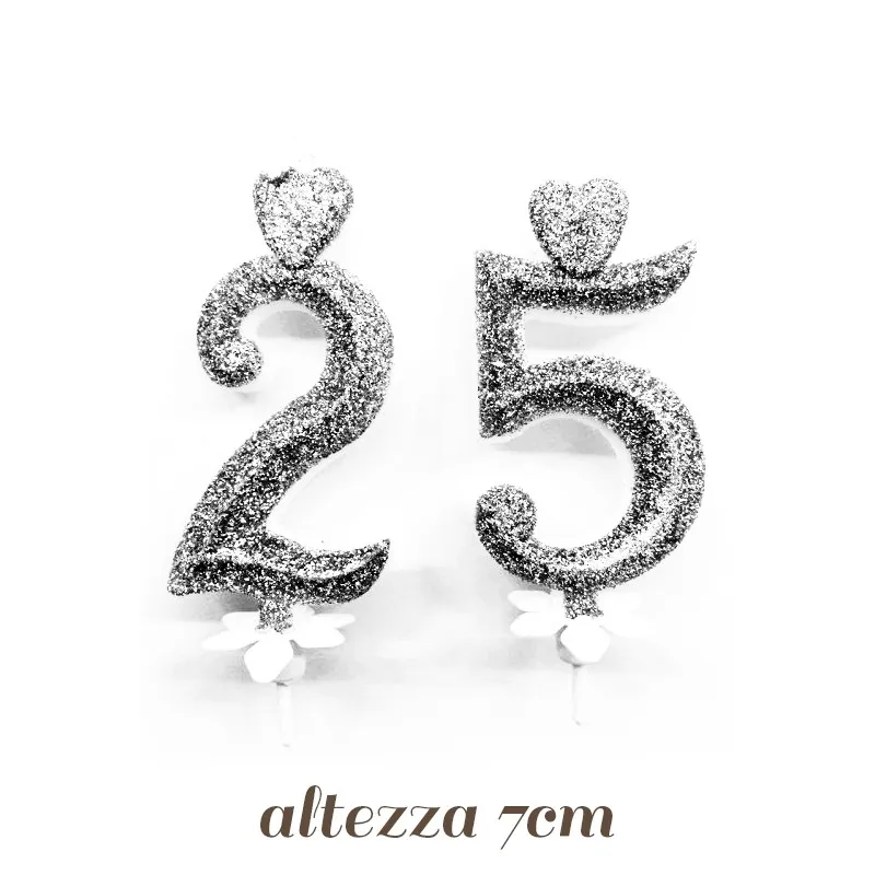 Bougie pour anniversaire de 25 ans Bougie pour anniversaire de 25 ans
