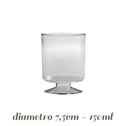 100 Coppette a Bicchiere Monouso 190 ml