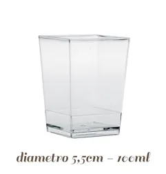 Bicchierini Monouso Cubo per Finger Food