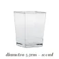 100 Bicchierini Monouso Cubo per Finger Food