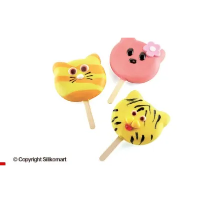 Stampo per Stecchi gelato a forma di Gattino con stecco