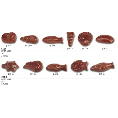 Stampo per cioccolatini Pesciolini