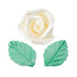 Set di Roselline pronte Perlate con Foglioline Set di Roselline pronte Perlate con Foglioline