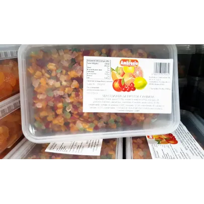 Macedonia di Frutta Candita a cubetti - 900 gr