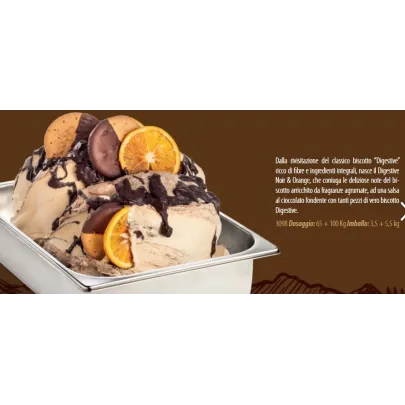Set Pasta e Variegato per Gelato Orange Digestive 9 kg