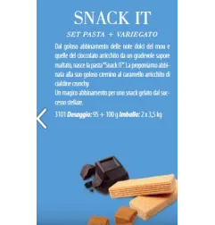 Set Pasta e Variegato per Gelato Snack it 7 kg