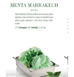 Pasta per Gelato Menta Marrakech 3.5 kg