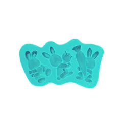 Stampo in silicone Coniglietti di cioccolata