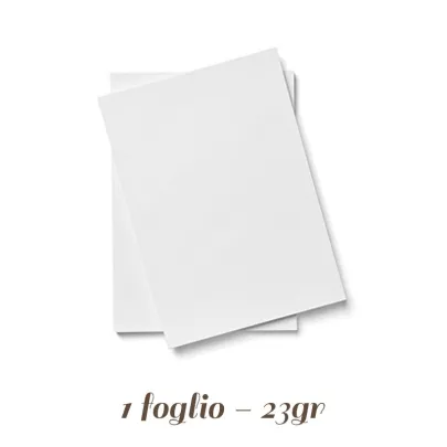 Foglio di Pasta di Zucchero Bianco A4 Modecor