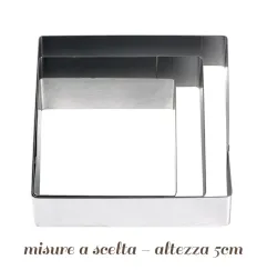 Anello per torte Quadrato varie misure