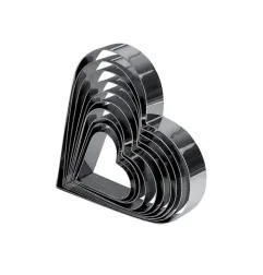 Anello Cuore Inox per torte | Martellato