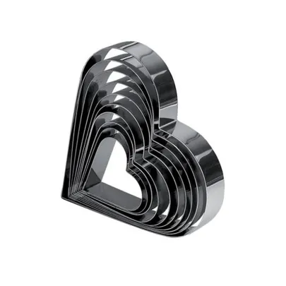 Anello Cuore Inox per torte | Martellato